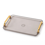 Bandeja Acrílico Cristal Organizadora Multiuso Premium Luwave - Imagem 6