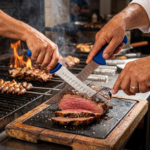 Faca Churrasco Artesanal Aço Inox Salt Bae Chef - Imagem 3