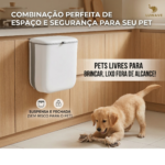 Lixeira Suspensa Ajustável Com Raspador Multiuso Cozinha Banheiro LUWAVE - Imagem 5