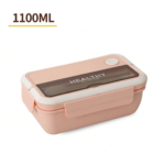 Marmita Lancheira 1100ml Com Divisórias E Colher Luwave - Imagem 8