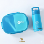Kit Marmita Lancheira 900ml E Garrafa 350ml E Kit Talheres - Imagem 6