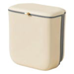 Lixeira Suspensa Ajustável Com Raspador Multiuso Cozinha Banheiro LUWAVE - Imagem 3