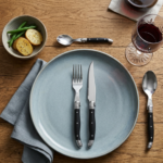 Aço inoxidável Talheres Set, Faca Bife, Garfo, Sopa, Chá Colher 24PCSb - Imagem 2