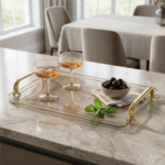 Bandeja Acrílico Cristal Organizadora Multiuso Premium Luwave - Imagem 3