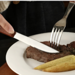 Kit Talheres Rústico Inox Com Cabo De Madeira 24 Pçs Luwave - Imagem 3