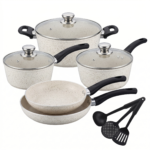 Conjunto de Panelas Cerâmica Premium LUWAVE – 11 Peças Antiaderentes - Imagem 7