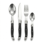 Aço inoxidável Talheres Set, Faca Bife, Garfo, Sopa, Chá Colher 24PCSb - Imagem 6