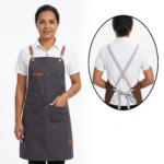 Avental de Cozinha Luwave Lona Resistente Impermeável 76x68cm - Imagem 4