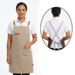 Avental de Cozinha Luwave Lona Resistente Impermeável 76x68cm - Imagem 5