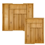 Organizador De Talheres Gaveta Bambu Extensível 7 Divisórias - Imagem 4