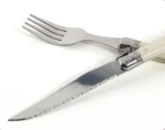 Aço inoxidável Talheres Set, Faca Bife, Garfo, Sopa, Chá Colher 24PCSb - Imagem 6
