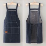 Avental de Cozinha Jeans Luwave Respirável Premium Moderno - Imagem 4